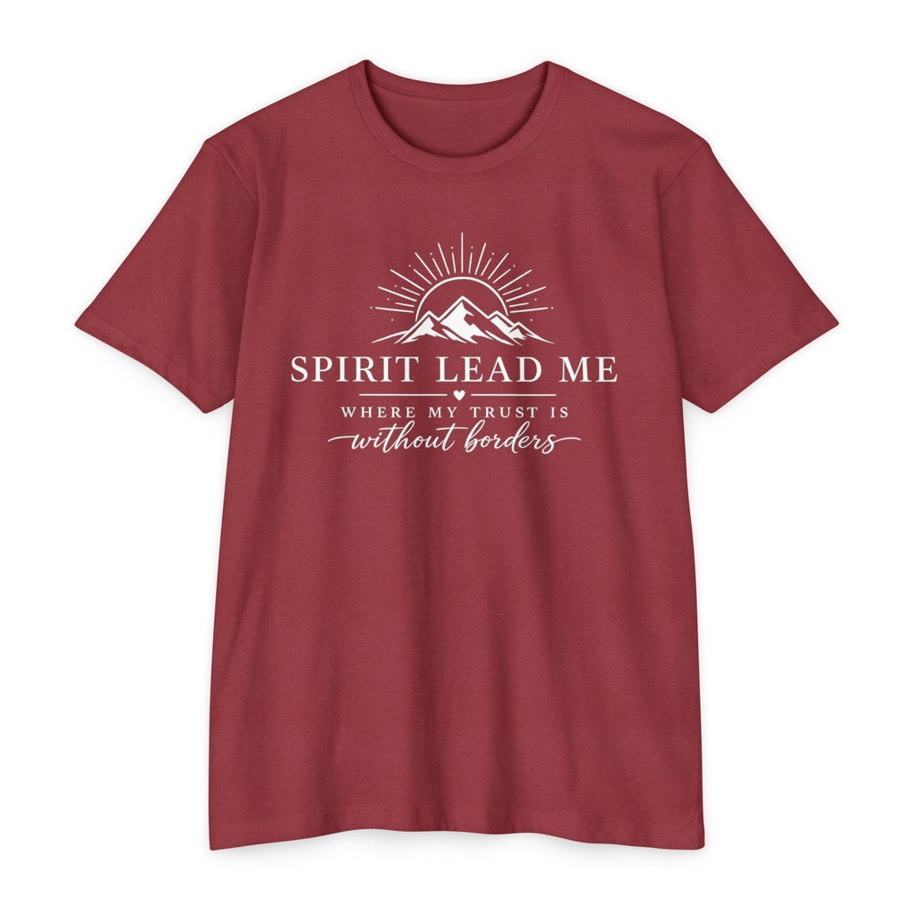 Womens  "Spirit Lead Me" Inspirational Christian Tee