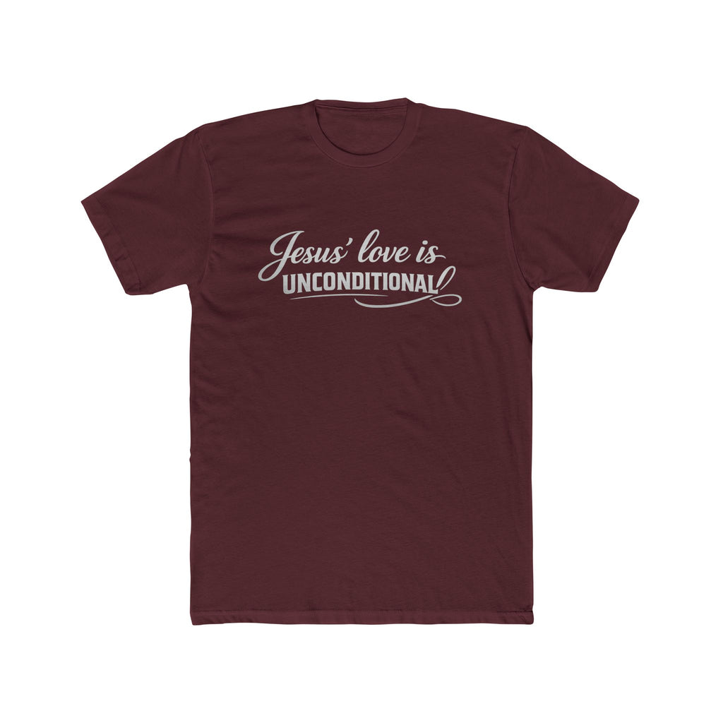 Jesus' Love Is Unconditional tee | Christian faith shirt, scripture design