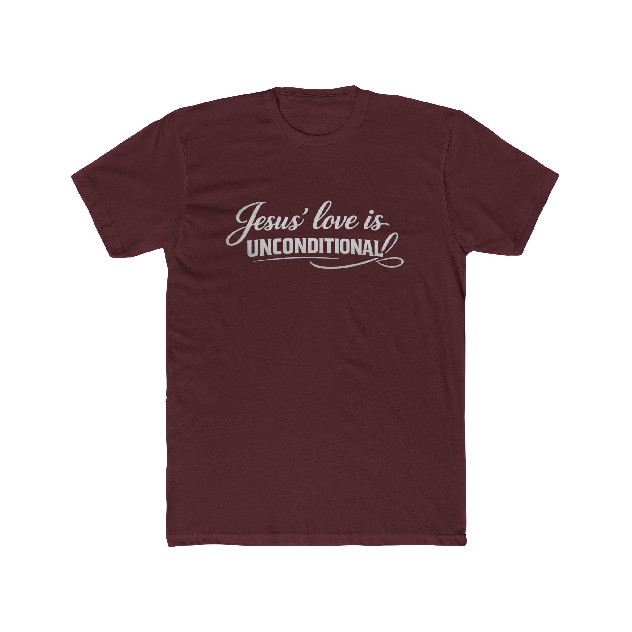 Jesus' Love Is Unconditional tee | Christian faith shirt, scripture design