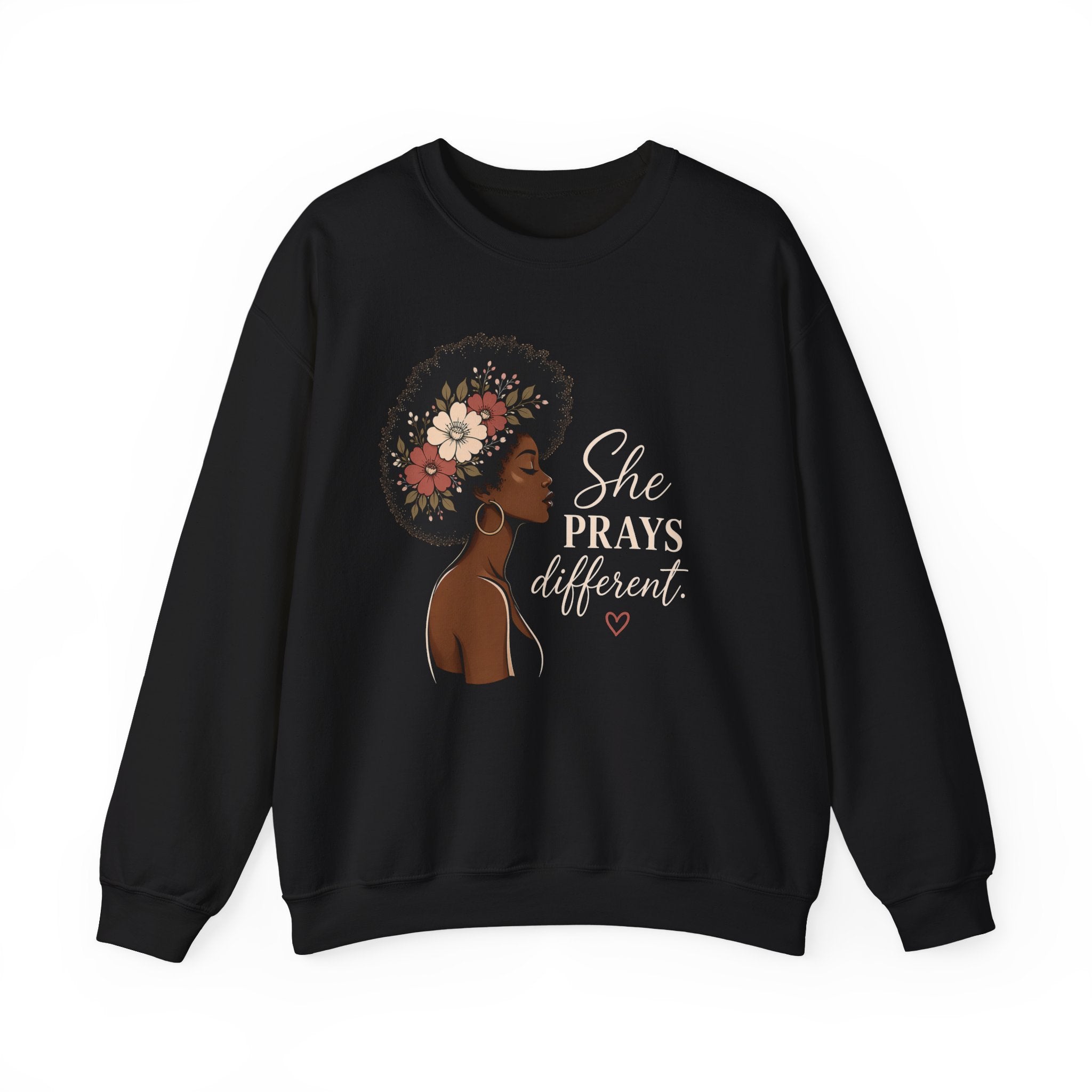 Womens Sweatshirt "She Prays Different"