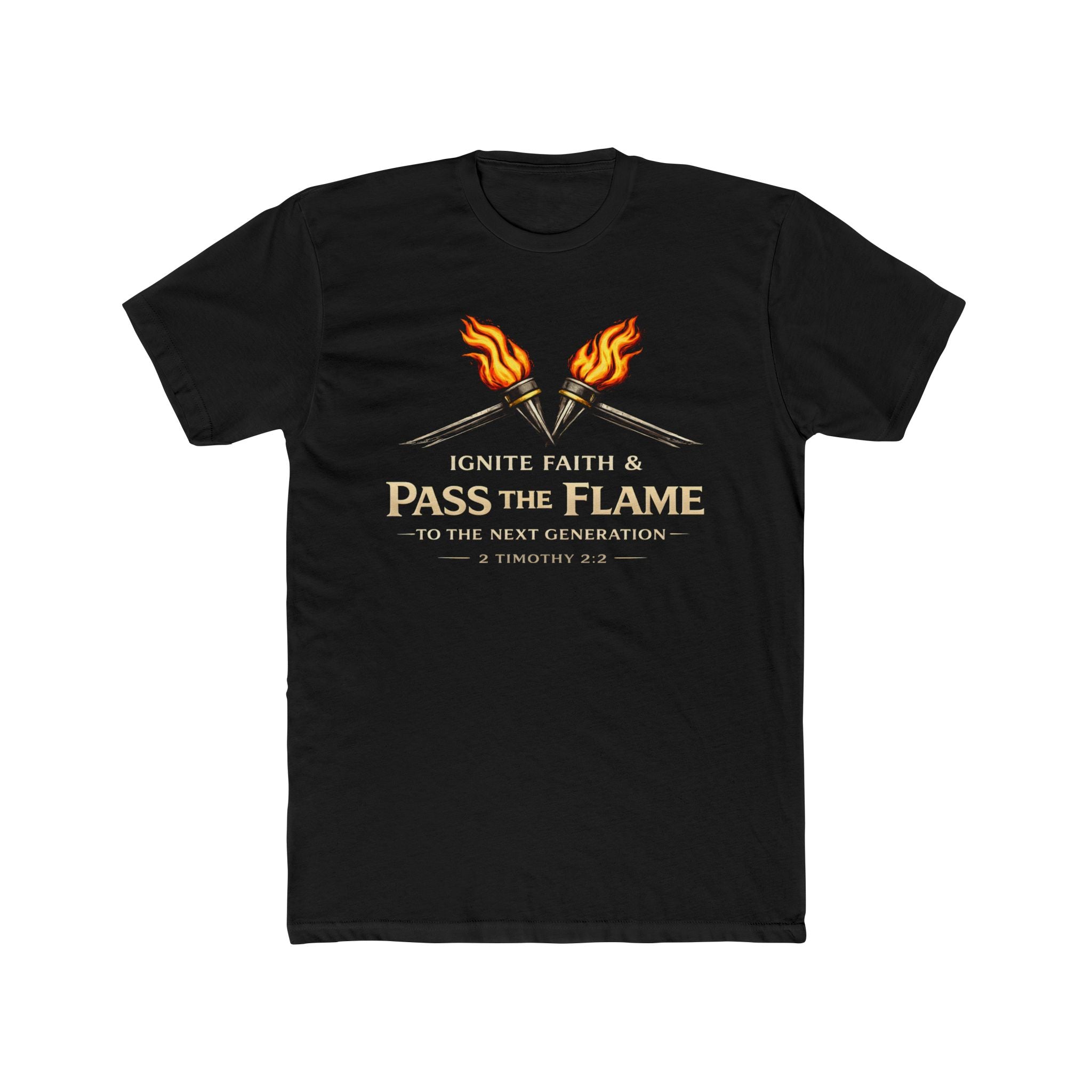 Pass the Flame T-Shirt — Ignite Faith Youth Ministry Tee