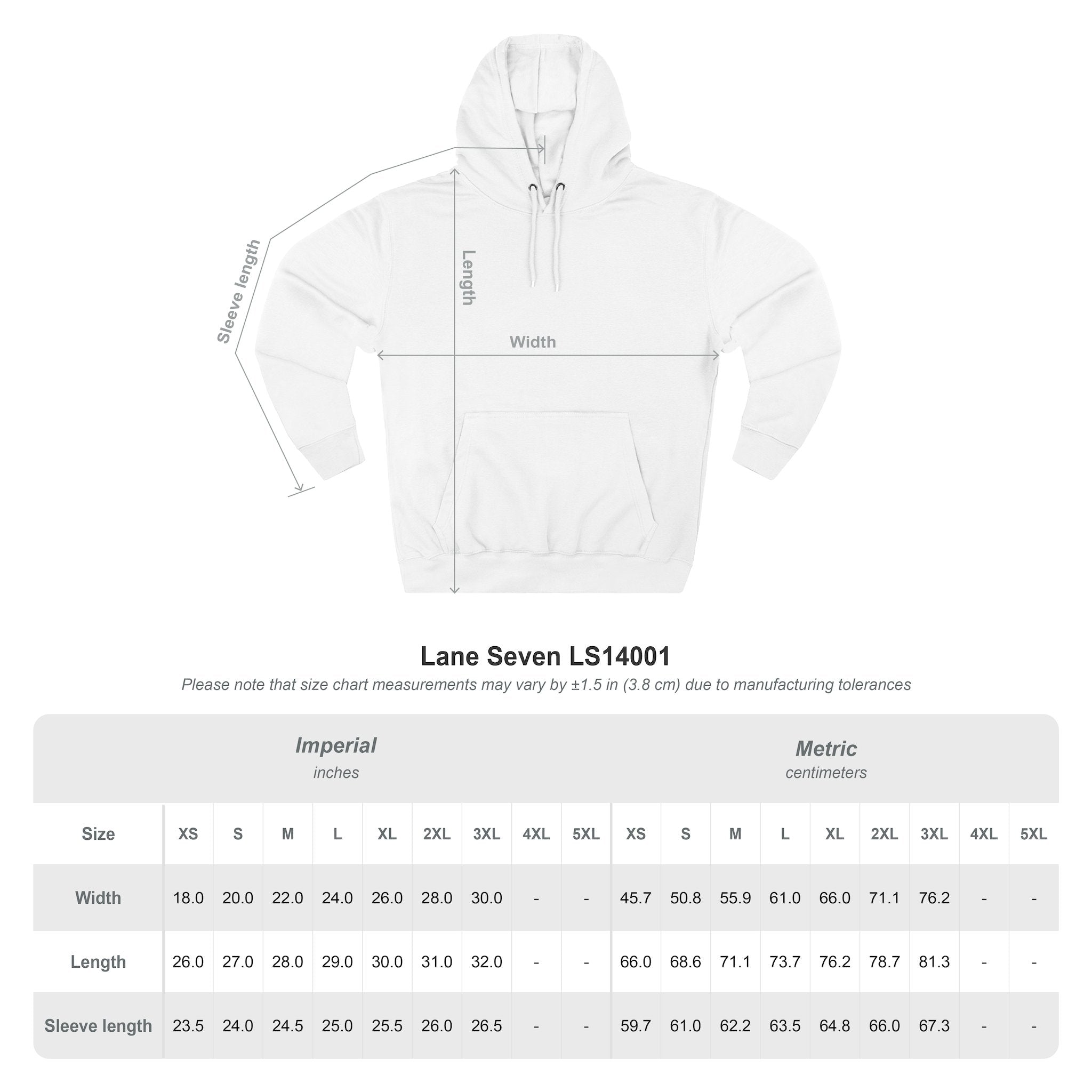 Jesus Vertical Text Hoodie — The Way The Truth The Life Christian Hoodie