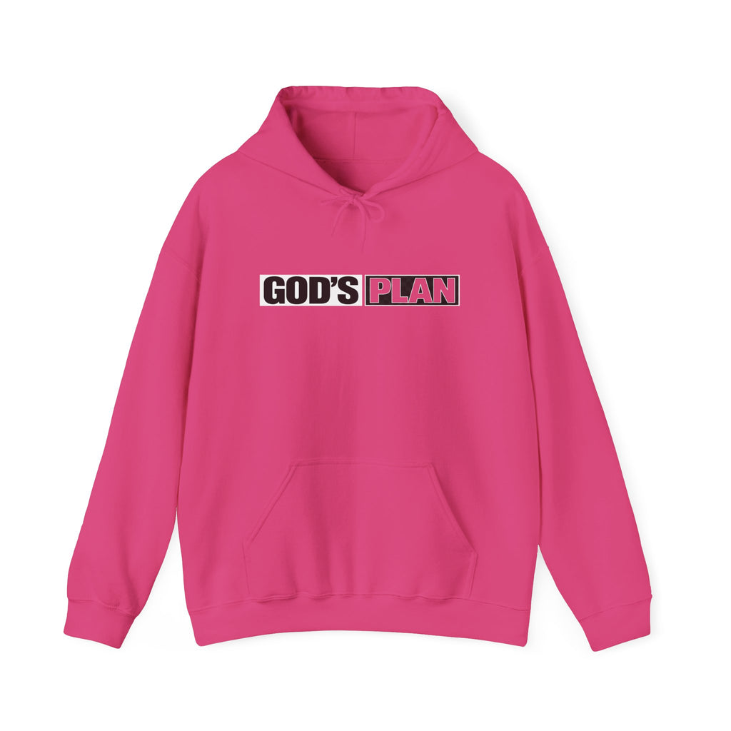 God's Plan Hoodie — Minimal Faith Graphic Hooded Sweatshirt